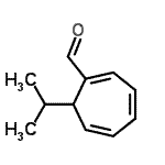 CAS 登录号：65810-20-0， 7-异丙基-1,3,5-环庚三烯-1-甲醛