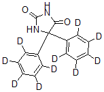 CAS 登录号：65854-97-9， 5,5-二(苯基-D5)-2,4-咪唑烷二酮
