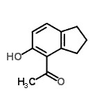 CAS#: 658699-37-7, 1-(5-Hydroxy-2,3-dihydro-1H-inden-4-yl)ethanone