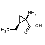 CAS#: 65878-53-7, (1R,2S)-1-Amino-2-ethylcyclopropanecarboxylic acid
