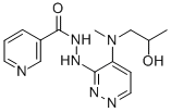 CAS#: 65919-96-2, Nicotinic Acid, 2-(6-((2-Hydroxypropyl)Methylamino)-3-Pyridazinyl)Hydrazide