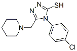 CAS#: 65924-81-4, 4-(4-Chlorophenyl)-5-(Piperidin-1-Ylmethyl)-4H-1,2,4-Triazole-3-Thiol