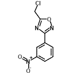 CAS#: 6595-78-4, 5-(Chloromethyl)-3-(3-Nitrophenyl)-1,2,4-Oxadiazole