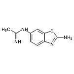 CAS#: 659743-44-9, N-(2-Amino-1,3-benzothiazol-6-yl)ethanimidamide