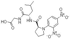 CAS 登录号：65985-66-2， 1-(2,4-二硝基苯基)-L-脯氨酰-L-亮氨酰-甘氨酸