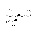 CAS#: 6600-90-4, (6Z)-4,5-Bis(Hydroxymethyl)-2-Methyl-6-(Phenylhydrazono)-3(6H)-Pyridinone