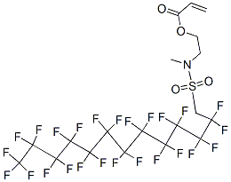 CAS 登录号：66008-67-1， 2-(N-(1,1-二氢全氟十三烷磺酰基)-N-甲基氨基)乙基丙烯酸酯
