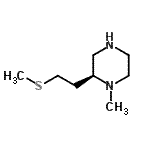 CAS#: 660862-42-0, (2S)-1-Methyl-2-[2-(methylsulfanyl)ethyl]piperazine