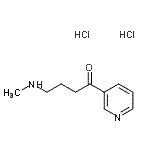 CAS#: 66093-90-1, 4-(Methylamino)-1-(3-pyridinyl)-1-butanone dihydrochloride