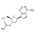 CAS 登录号：6612-73-3， 3'-O-乙酰基-2'-脱氧腺苷