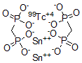 CAS 登录号：66138-58-7， 锝-99-锡-亚甲基二膦酸盐