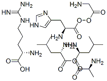 CAS 登录号：66157-45-7， 组氨酰-亮氨酰-甘氨酰-亮氨酰-丙氨酰-精氨酸