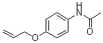 CAS 登录号：6622-73-7， N-[4-(2-丙烯-1-基氧基)苯基]-乙酰胺