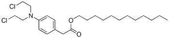 CAS 登录号：66232-27-7， 2-[4-[二(2-氯乙基)氨基]苯基]乙酸十二烷基酯