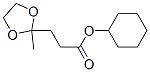 CAS#: 6624-91-5, Cyclohexyl 3-(2-Methyl-1,3-Dioxolan-2-Yl)Propanoate
