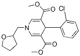 CAS 登录号：6625-00-9， 4-(2-氯苯基)-1-(四氢呋喃-2-基甲基)-4H-吡啶-3,5-二羧酸二甲酯