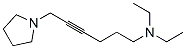 CAS#: 6628-90-6, 1-[6-(Diethylamino)-2-Hexynyl]Pyrrolidine