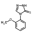 CAS 登录号：66297-54-9， 4-(2-甲氧基苯基)-4H-1,2,4-三唑-3-硫醇