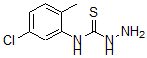 CAS 登录号：66298-10-0， N-(5-氯-2-甲基苯基)-肼基硫代甲酰胺