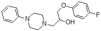 CAS#: 66307-49-1, alpha-[(4-Fluorophenoxy)Methyl]-4-Phenyl-1-Piperazineethanol