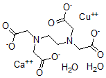 CAS 登录号：66317-91-7， 乙二胺四乙酸钙铜(II)二水合物