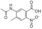 CAS 登录号：6632-23-1， 2-硝基-5-乙酰氨基-4-甲基苯甲酸