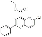 CAS 登录号：6633-64-3， 6-氯-2-苯基-喹啉-4-羧酸乙酯