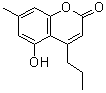 CAS#: 66346-53-0, 5-Hydroxy-7-methyl-4-propyl-2H-chromen-2-one