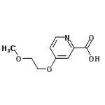 CAS#: 663614-86-6, 4-(2-Methoxyethoxy)-2-pyridinecarboxylic acid