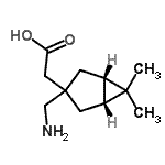 CAS#: 663616-77-1, [(1R,5S)-3-(Aminomethyl)-6,6-dimethylbicyclo[3.1.0]hex-3-yl]acetic acid