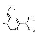 CAS 登录号：663909-90-8， 4-肼基-6-(1-甲基肼基)嘧啶