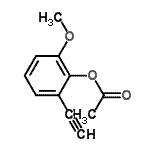 CAS 登录号：663935-12-4， 2-乙炔基-6-甲氧基苯基乙酸酯