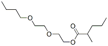 CAS 登录号：6640-82-0， 2-(2-丁氧基乙氧基)乙基 2-甲基戊酸酯