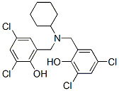 CAS#: 6642-08-6, 2,4-Dichloro-6-[[Cyclohexyl-[(3,5-Dichloro-2-Hydroxy-Phenyl)Methyl]Amino]Methyl]Phenol