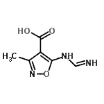 CAS 登录号：664372-05-8， 5-(亚氨代甲酰基氨基)-3-甲基-1,2-恶唑-4-羧酸