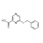 CAS#: 66533-95-7, 6-(Benzylsulfanyl)-2-pyrazinecarboxylic acid
