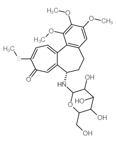 CAS#: 66568-82-9, (S)-7-[(beta-D-Glucopyranosyl)Amino]-6,7-Dihydro-1,2,3-Trimethoxy-10-(Methylthio)Benzo[a]Heptalen-9(5H)-One