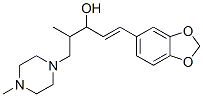 CAS#: 66596-56-3, 1-(3,4-Methylenedioxyphenyl)-4-Methyl-5-(4-Methyl-1-Piperazinyl)-1-Penten-3-Ol