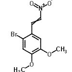CAS 登录号：66599-23-3， 1-溴-4,5-二甲氧基-2-(2-硝基乙烯基)苯