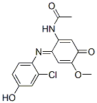 CAS#: 66612-11-1, N-[6-[(2-Chloro-4-Hydroxyphenyl)Imino]-4-Methoxy-3-Oxo-1,4-Cyclohexadien-1-Yl]Acetamide