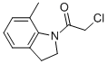 CAS 登录号：66624-43-9， 1-(氯乙酰基)-2,3-二氢-7-甲基-1H-吲哚