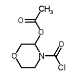 CAS 登录号：6666-92-8， 4-(氯甲酰基)-3-吗啉基乙酸酯