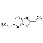 CAS#: 666702-54-1, 2-Ethyl-5-(methylsulfanyl)[1,3]thiazolo[5,4-b]pyridine