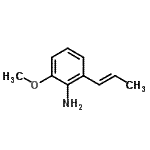 CAS#: 666704-26-3, 2-Methoxy-6-[(1E)-1-propen-1-yl]aniline