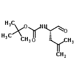 CAS#: 666718-86-1, 2-Methyl-2-propanyl [(2S)-4-methyl-1-oxo-4-penten-2-yl]carbamate
