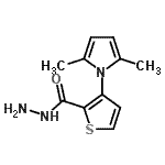 CAS#: 666724-62-5, 3-(2,5-Dimethyl-1H-pyrrol-1-yl)-2-thiophenecarbohydrazide