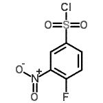 CAS 登录号：6668-56-0， 4-氟-3-硝基苯磺酰氯