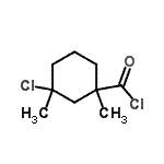 CAS#: 66684-49-9, 3-Chloro-1,3-dimethylcyclohexanecarbonyl chloride