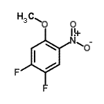 CAS#: 66684-64-8, 1,2-Difluoro-4-methoxy-5-nitrobenzene