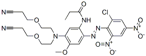 CAS#: 66693-26-3, N-[5-[Bis[2-(2-Cyanoethoxy)Ethyl]Amino]-2-[(2-Chloro-4,6-Dinitrophenyl)Azo]-4-Methoxyphenyl]Propionamide